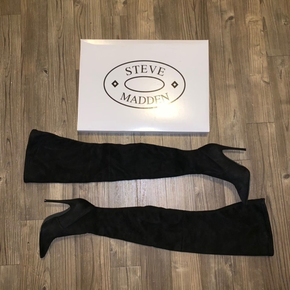 Steve Madden Dominique Stiletto Thigh High Boot